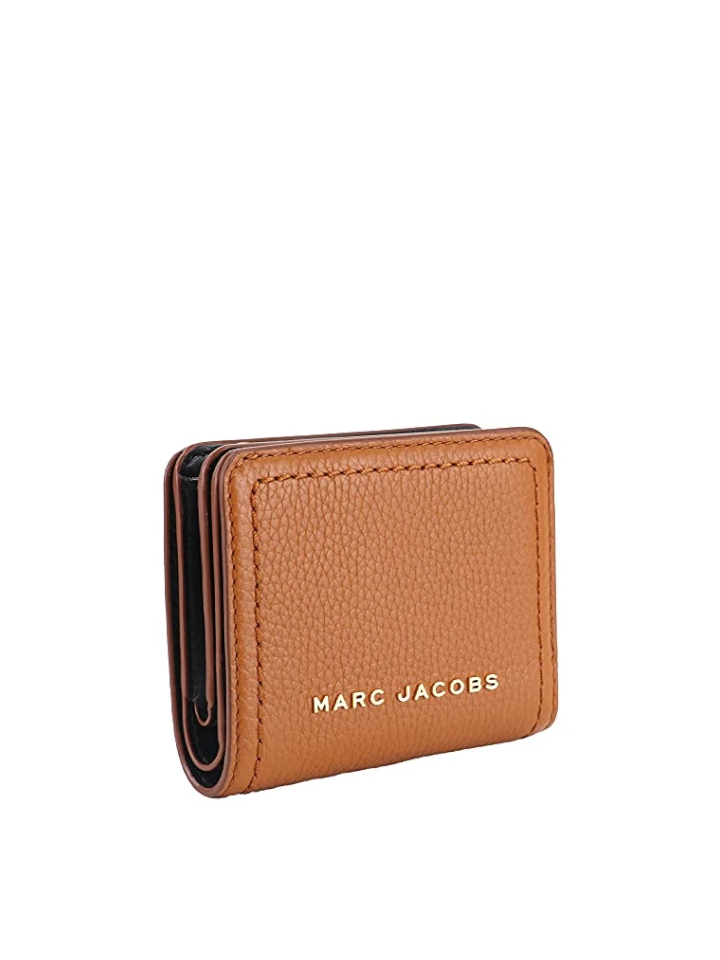 Marc Jacobs The Groove Mini Compact Wallet Smoke Almond