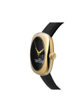 Marc Jacobs The Cushion Black Dial Leather Strap