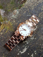 Marc Jacobs MBM3077 Amy Rose Gold-tone Ladies Watch
