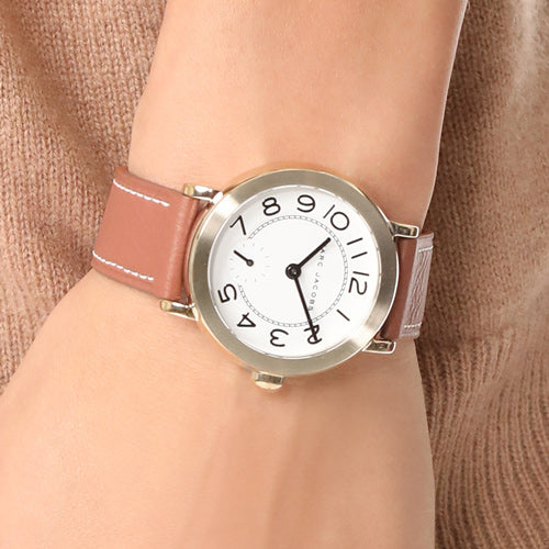 Marc Jacobs MJ1574 Riley Tan Leather Watch