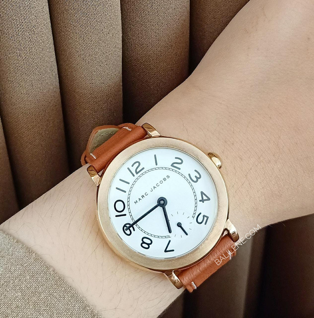 Marc Jacobs MJ1574 Riley Tan Leather Watch