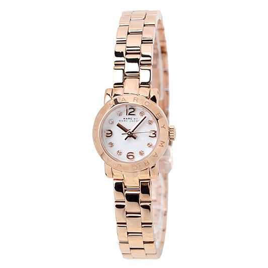 Marc Jacobs Mbm3227 Amy Dinky Crystal Rose Gold