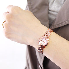 Marc Jacobs Mbm3227 Amy Dinky Crystal Rose Gold