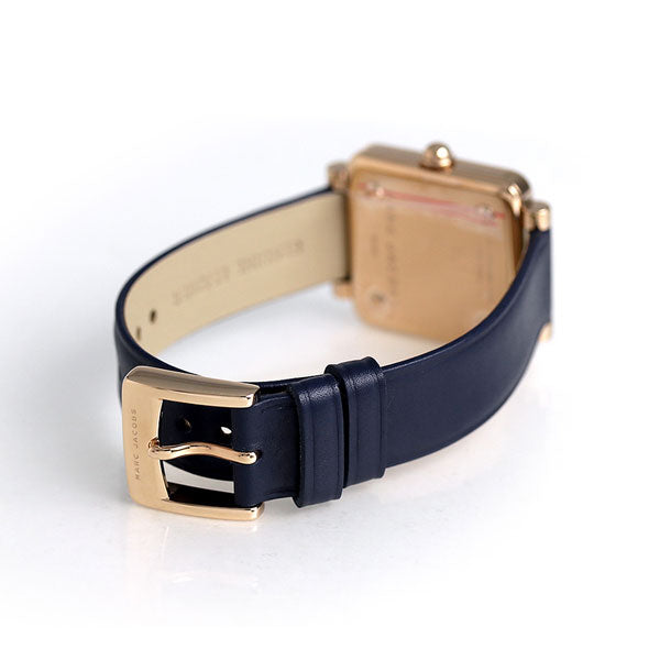 Marc Jacobs Mj1523 Vic Black Dial Navy Leather Ladies Watch