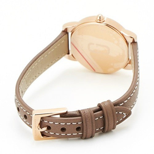 Marc Jacobs Mj1581 Womens Corie Rosegold Case Leather Watch