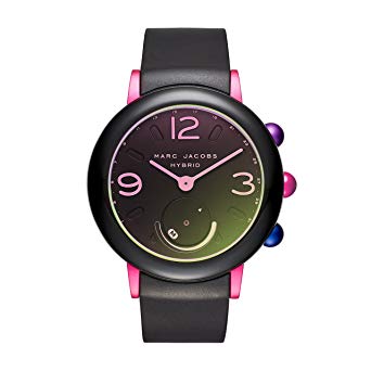 豪華 Marc Jacobs Mjt1003 Riley Hybrid Smartwatch Black Pink 時計