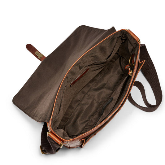 Fossil Mbg9034222 Defender Ew City Cognac Bag
