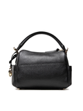 Michael Kors 30F1G9LS1L Lorimer Small Pebbled Leather Satchel Black