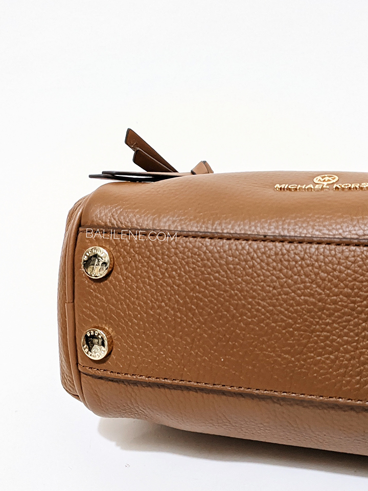 Michael Kors 30F1G9LS1L Lorimer Small Pebbled Leather Satchel Luggage