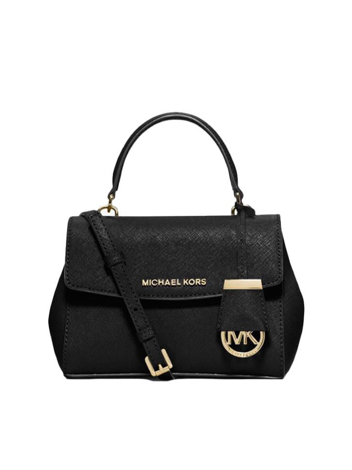 NWT Michael Kors Mercer Extra Small Pebbled Leather Crossbody Bag Black   eBay