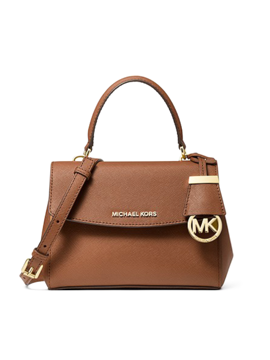 Michael Kors Ava Extra-Small Saffiano Leather Crossbody Bag Luggage