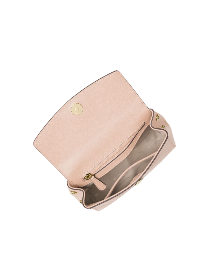 Michael Kors Ava Extra-Small Saffiano Leather Crossbody Bag Soft Pink