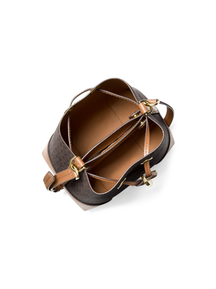 Michael-Kors-32S0GZ5C0B-Mercer-Gallery-Extra-Small-Color-Block-Logo-Crossbody-Bag-Brown-Acorn-Balilene-dalam