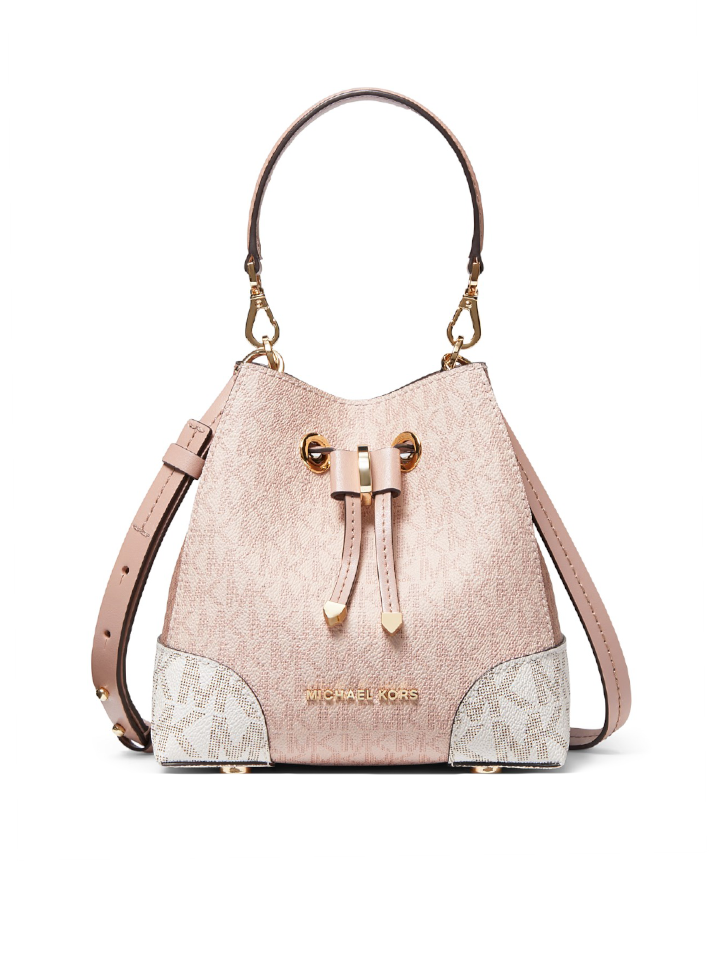 Michael Kors 32S0GZ5C0V Mercer Gallery Extra Small Color Block Logo Cr Balilene