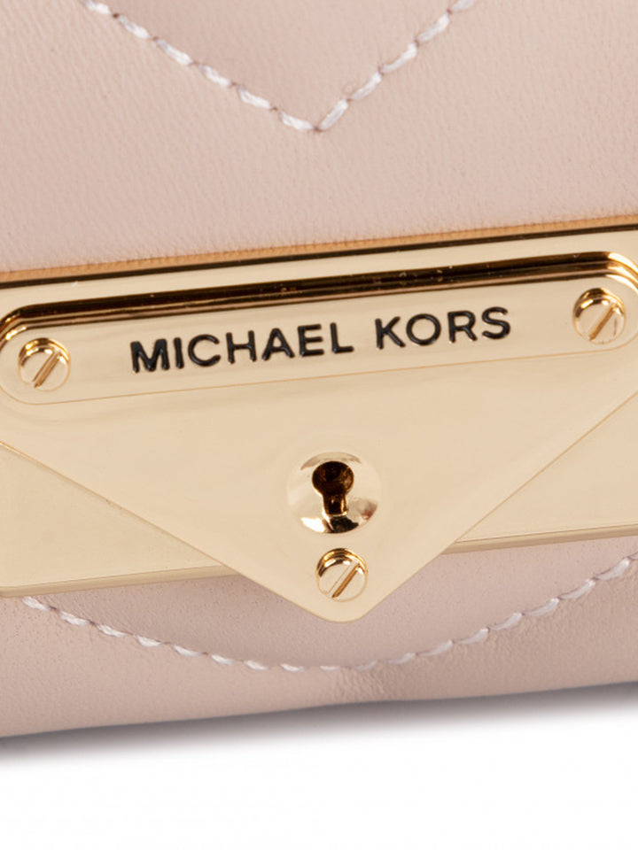 Michael Kors 32T9G0EC1L Cece Xsmall Quilted Chain Crossbody Soft Pink