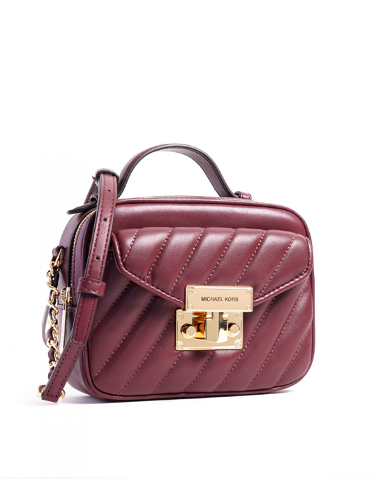 Michael Kors 35F1GX0C5U Rose Small Top Handle Crossbody Merlot
