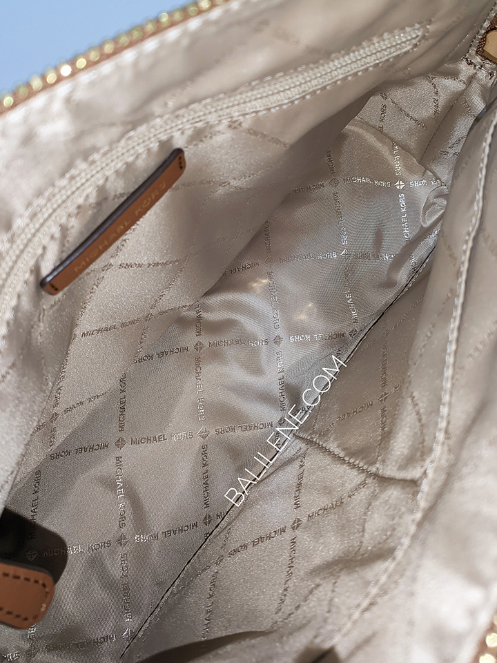 Michael Kors Jet Set Travel Medium Saffiano Leather Dome Satchel Luggage