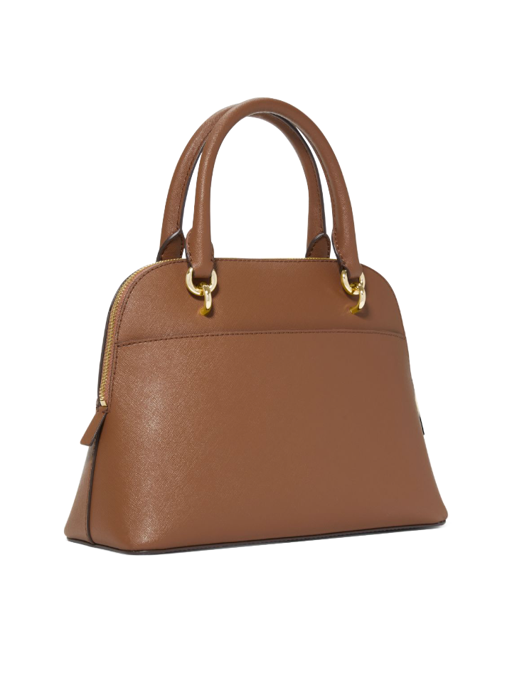 Michael Kors Jet Set Travel Medium Saffiano Leather Dome Satchel Luggage