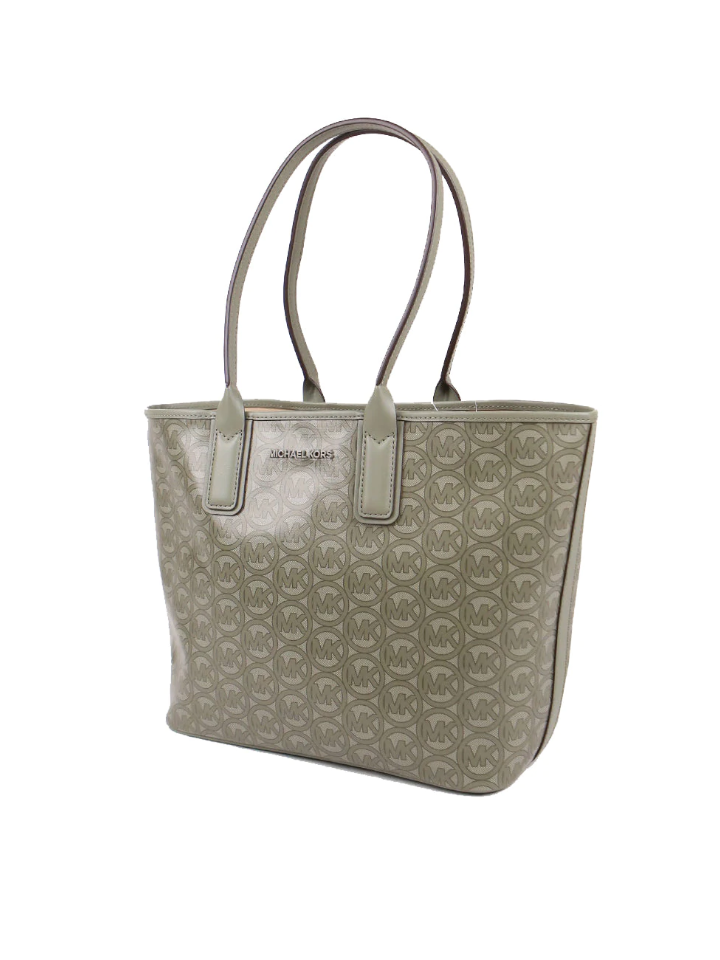 Michael-Kors-35H1T2JT2C-Jodie-Signature-Medium-Tote-Army-Green-Balilene-depan1