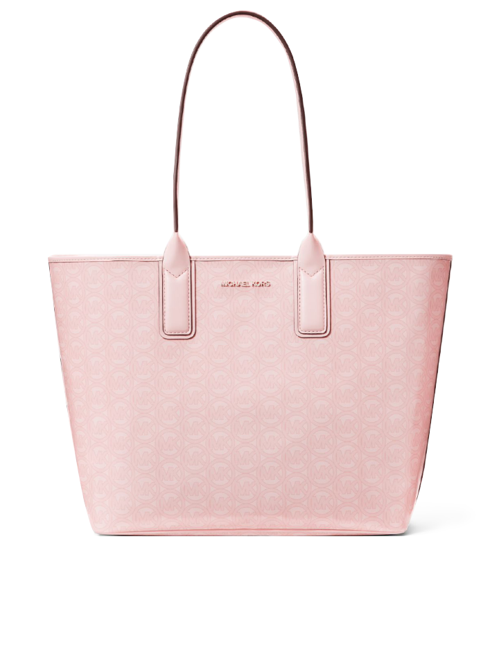 Michael Kors 35H1T2JT3C Jodie Large Logo Jacquard Tote Bag Powder Blush