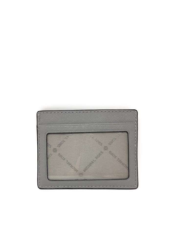 Michael Kors 35H6STVD7L Jet Set Travel Large Card Holder Leather Gray