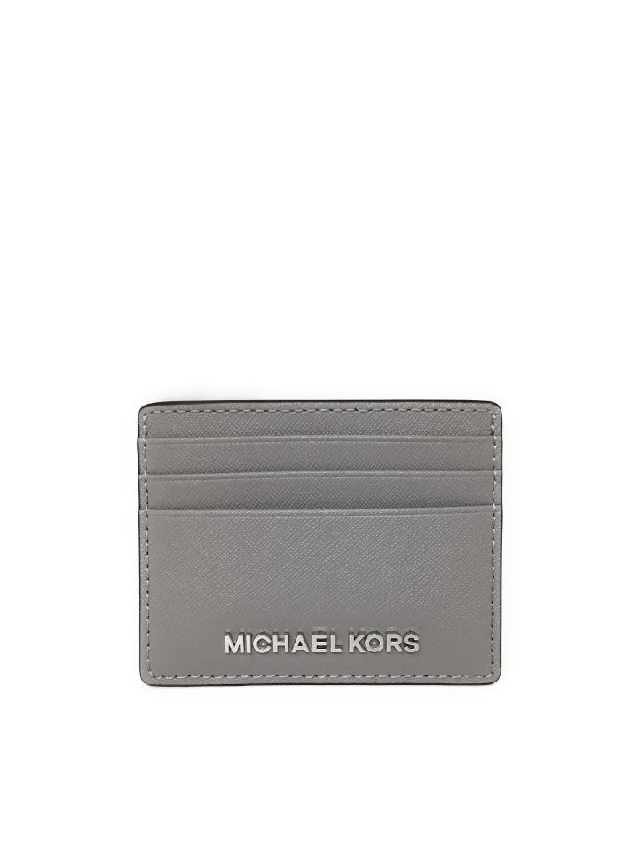 Michael Kors 35H6STVD7L Jet Set Travel Large Card Holder Leather Gray