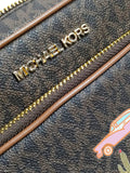 Michael Kors 35S1G3DC8B Desert Road Trip Jet Set Medium Brown Multi