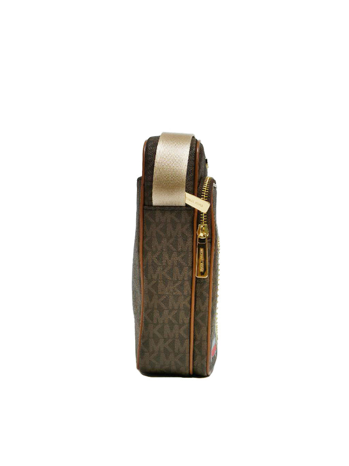 Michael Kors 35S1G3DC8B Desert Road Trip Jet Set Medium Brown Multi