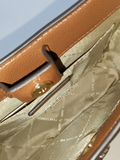Michael Kors 35S1G7BM1B Briley Small Logo Messenger Bag Brown
