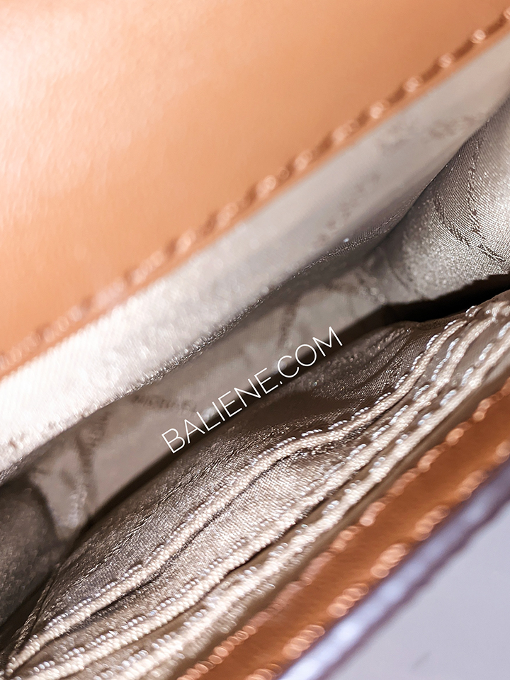 Michael Kors Carmen Small Logo Smartphone Crossbody Bag Vanilla