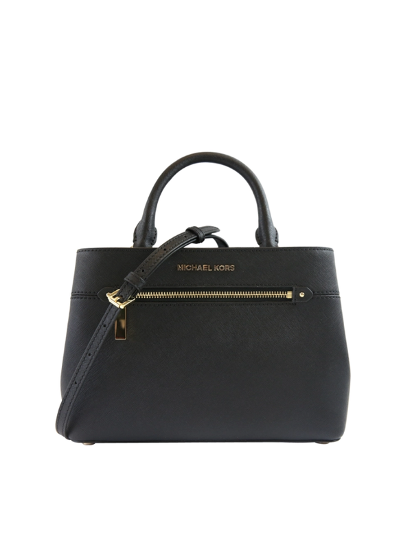 Hailee small saffiano leather satchel sale