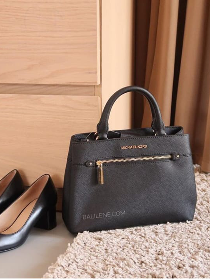 Michael Kors 35S8GX2S1L Hailee Extra Small Satchel Black