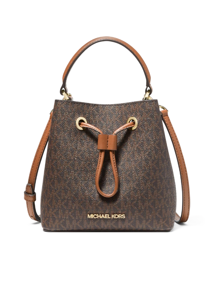 Michael Kors 35T0GU2C0B Suri Small Logo Crossbody Bag Brown