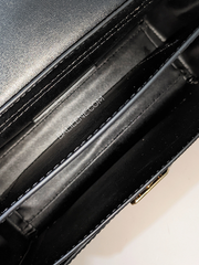 Michael Kors Lita Medium Two-Tone Logo Crossbody Bag Brown/Black