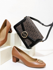 Michael Kors Jessie Small Crossbody Brown Black