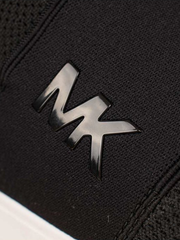 Michael Kors 49S9STFE2D Sterling Bootie Textured Knit Black/Silver