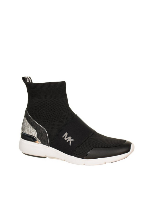 Michael Kors 49S9STFE2D Sterling Bootie Textured Knit Black/Silver