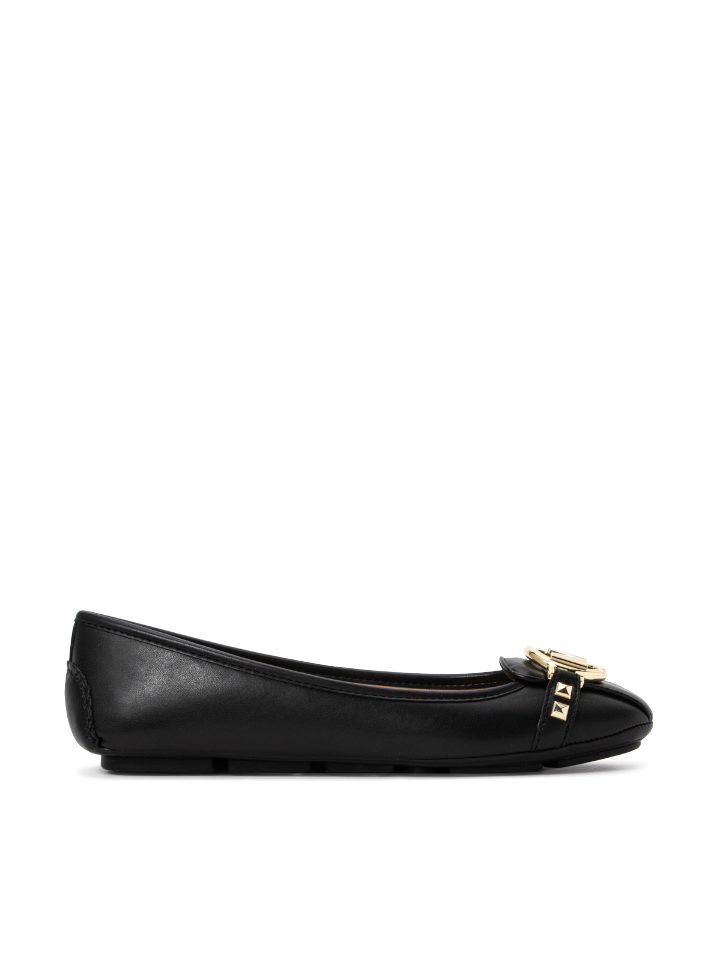 Michael Kors Fulton Moc Nappa PU Pyramid Studs Black