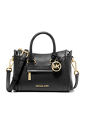Michael-Kors-Carine-Extra-Small-Pebbled-Leather-Satchel-Black-Balilene-depan