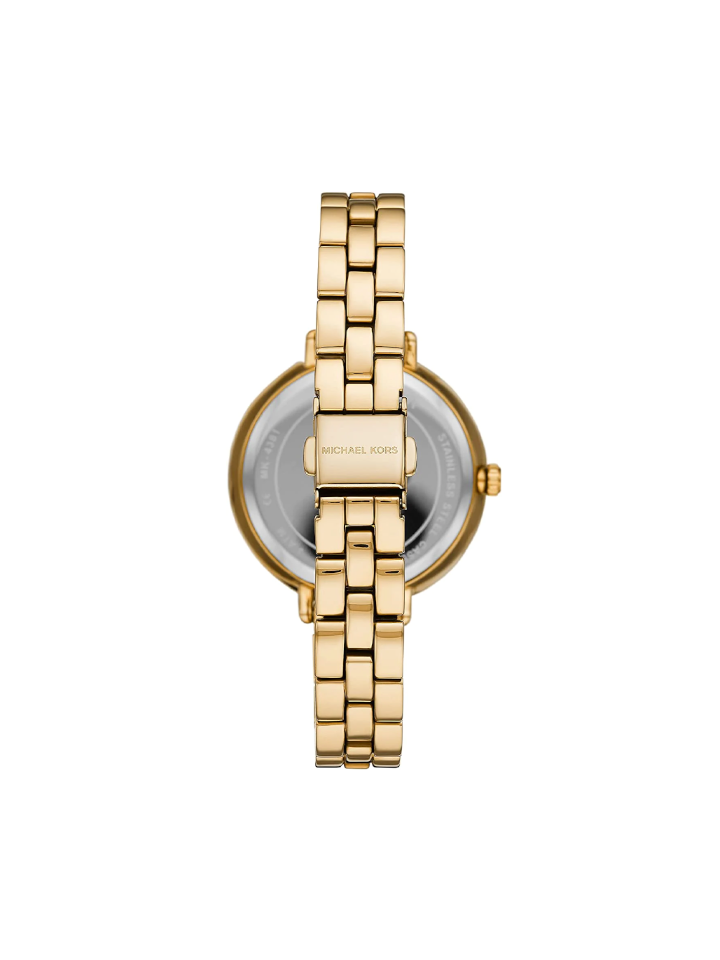 Michael-Kors-Charley-Three-Hand-Gold-Tone-Watch-Balilene-belakang