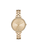 Michael-Kors-Charley-Three-Hand-Gold-Tone-Watch-Balilene-depan