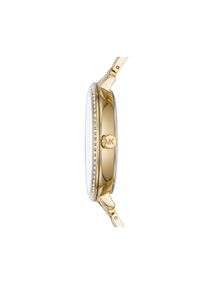 Michael-Kors-Charley-Three-Hand-Gold-Tone-Watch-Balilene-samping