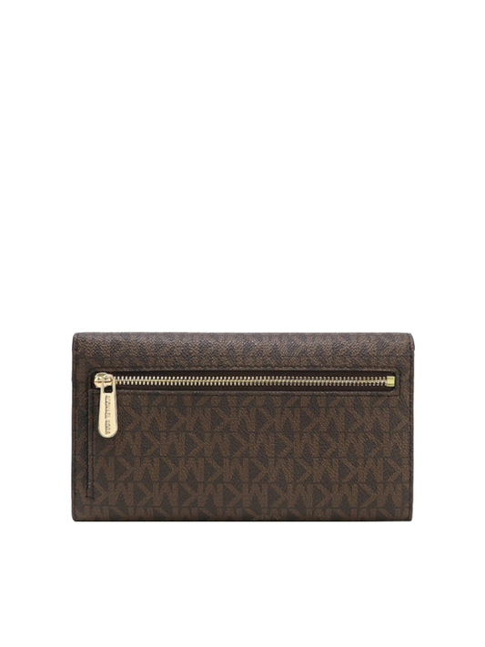 Michael Kors Jet Set Travel Large Trifold Wallet Brown
