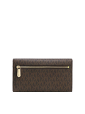 Michael Kors Jet Set Travel Large Trifold Wallet Brown