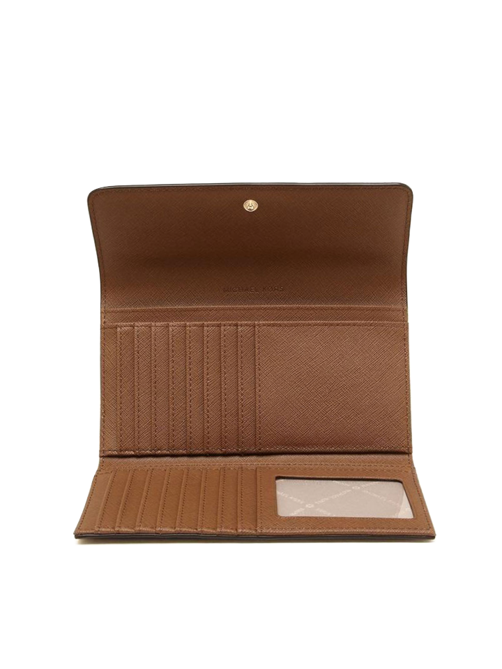 Michael Kors Jet Set Travel Large Trifold Wallet Brown