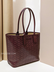 Michael Kors Jodie Signature Medium Tote Merlot