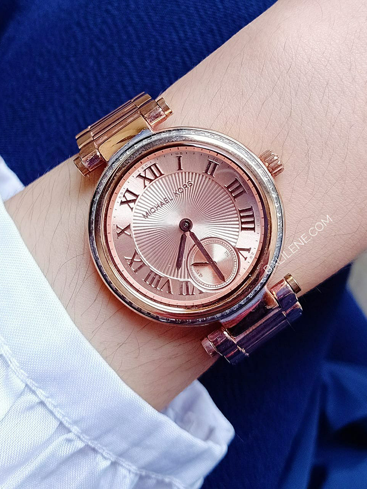 Michael Kors MK5971 Ladies Rose Gold Tone Mini Skylar Watch