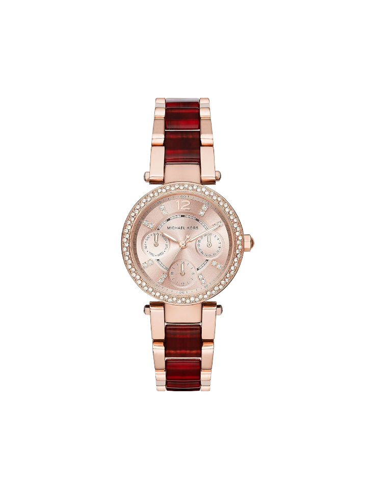 Michael Kors MK6239 Mini Parker Multi Function Two-Tone Stainless Steel Watch