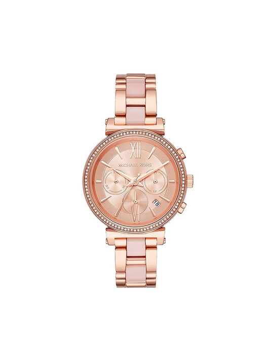 Michael Kors MK6560 Sofie Chronograph Rose Gold Dial Dual Tone