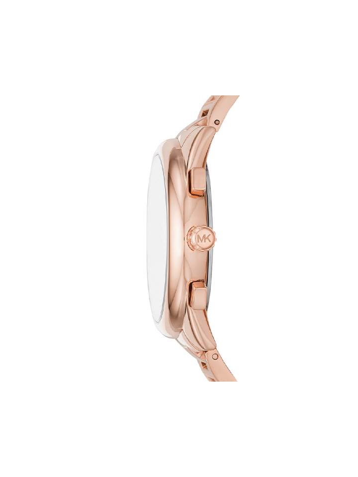 Michael Kors MK7108 Womens Jan Chronograph Rose Gold-Tone Stainless Steel Watch